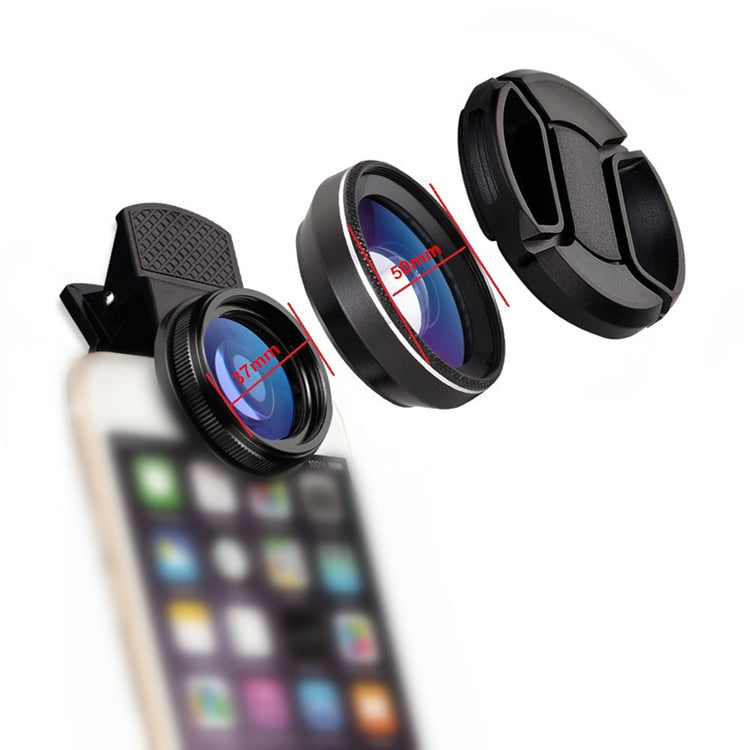 Orsda 4K HD Super 15X Macro Lens for Smartphone Anti-Distortion 0.6X