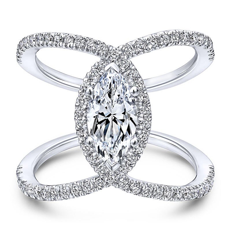2021 fashion 925 sterling silver fashion ring for girl  love party gift  jewelry wholesale anillos mujer R5831
