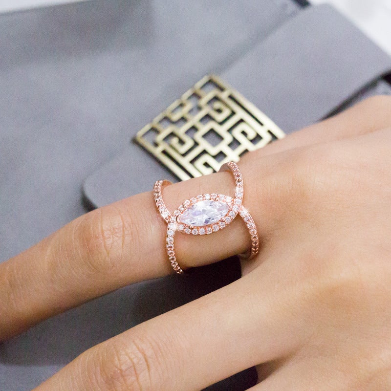 2021 fashion 925 sterling silver fashion ring for girl  love party gift  jewelry wholesale anillos mujer R5831