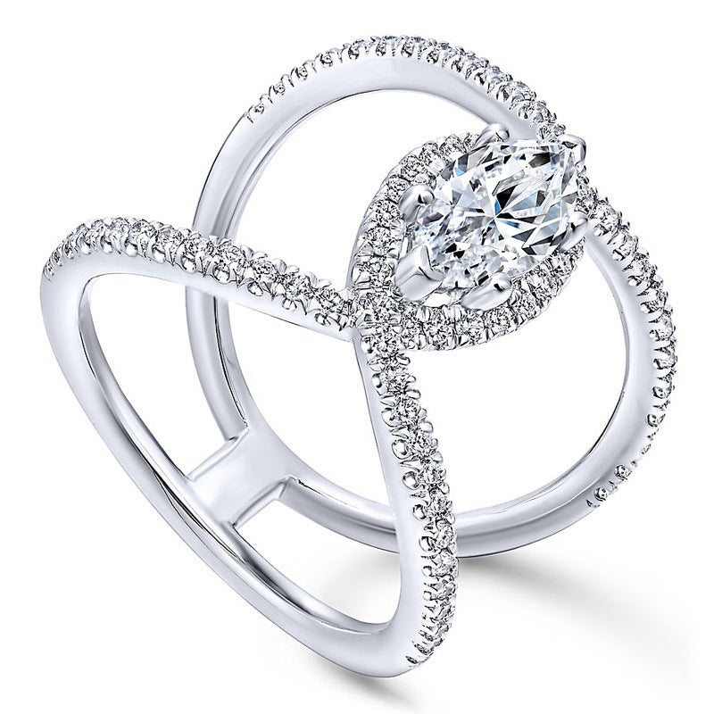 2021 fashion 925 sterling silver fashion ring for girl  love party gift  jewelry wholesale anillos mujer R5831
