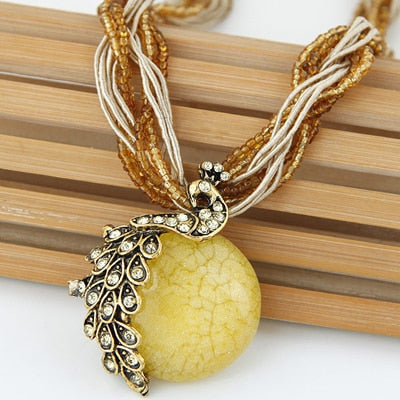 Peacock Feather Necklace It's the coolest gift for you and anyone you love ....  gift for girls