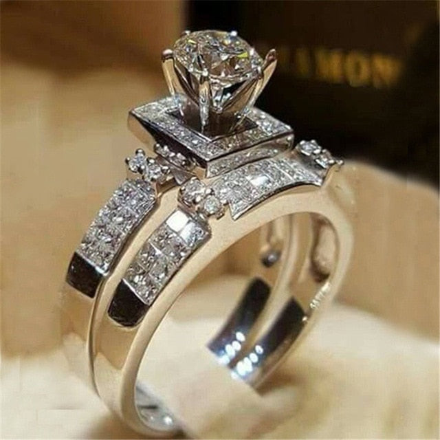 Yobest 2020  Zircon Rings for Women Wedding Engagement