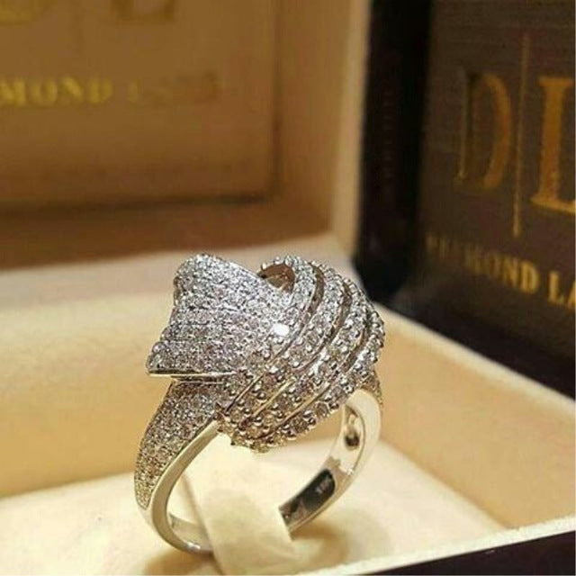 Yobest 2020  Zircon Rings for Women Wedding Engagement