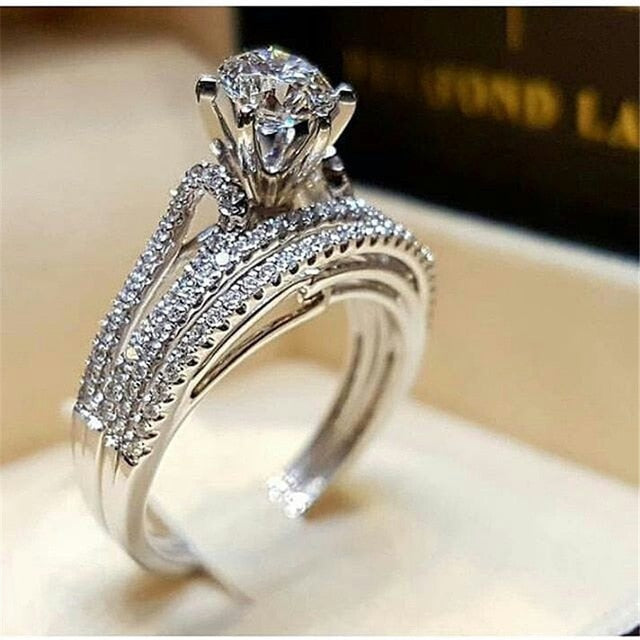 Yobest 2020  Zircon Rings for Women Wedding Engagement