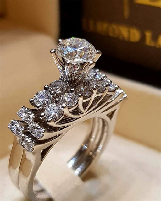 Yobest 2020  Zircon Rings for Women Wedding Engagement