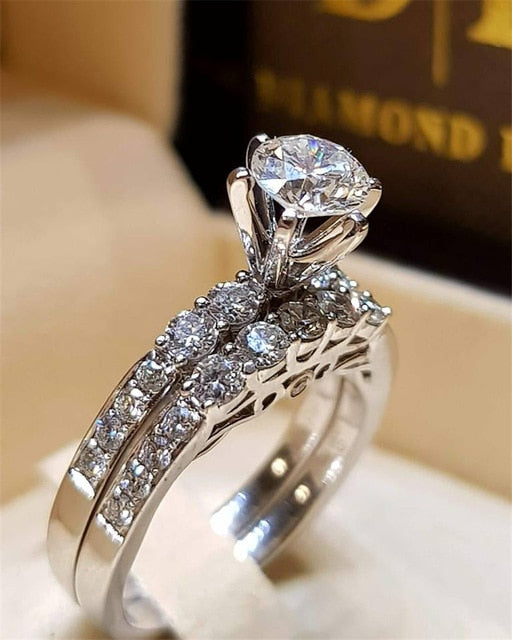 Yobest 2020  Zircon Rings for Women Wedding Engagement