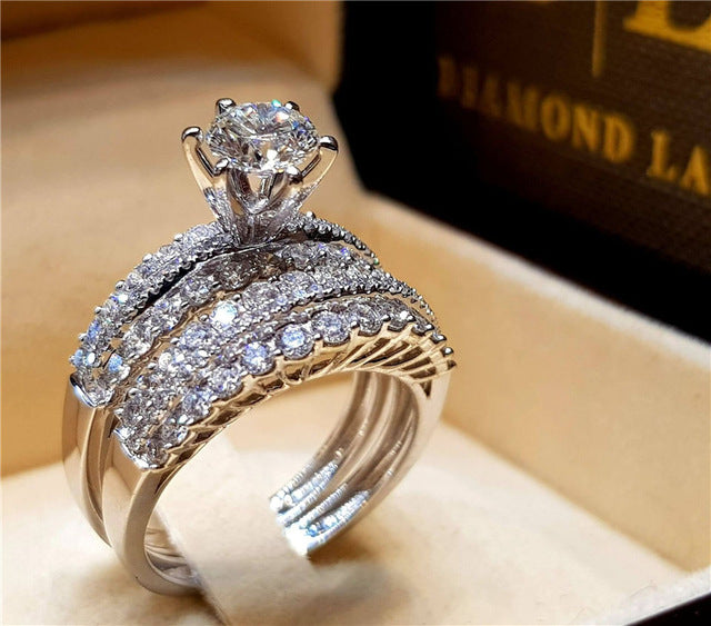 Yobest 2020  Zircon Rings for Women Wedding Engagement