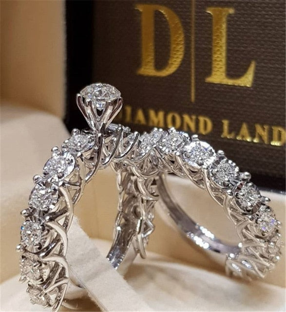 Yobest 2020  Zircon Rings for Women Wedding Engagement