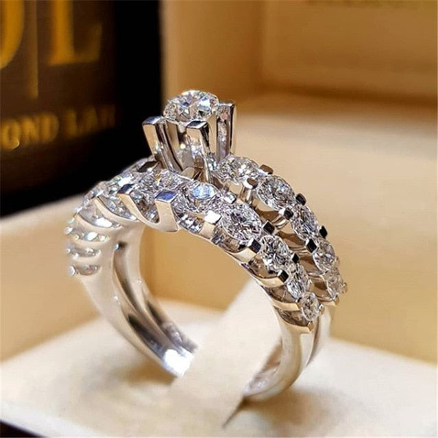 Yobest 2020  Zircon Rings for Women Wedding Engagement