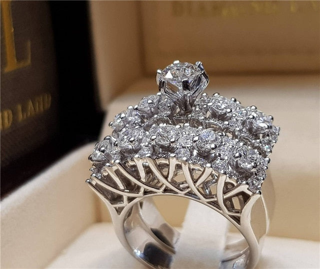 Yobest 2020  Zircon Rings for Women Wedding Engagement