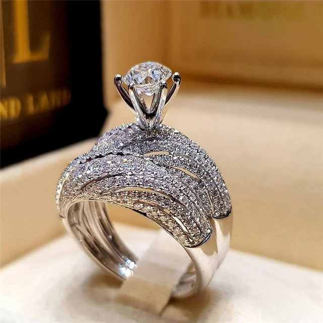 Yobest 2020  Zircon Rings for Women Wedding Engagement