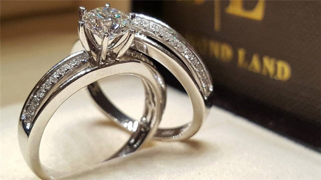 Yobest 2020  Zircon Rings for Women Wedding Engagement